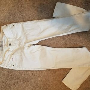 Hollister white jeans